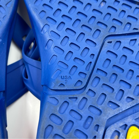 Oakley Ellipse Mens Size 7 Blue Flip Flop Sandals Rubber Thong - Picture 7 of 8